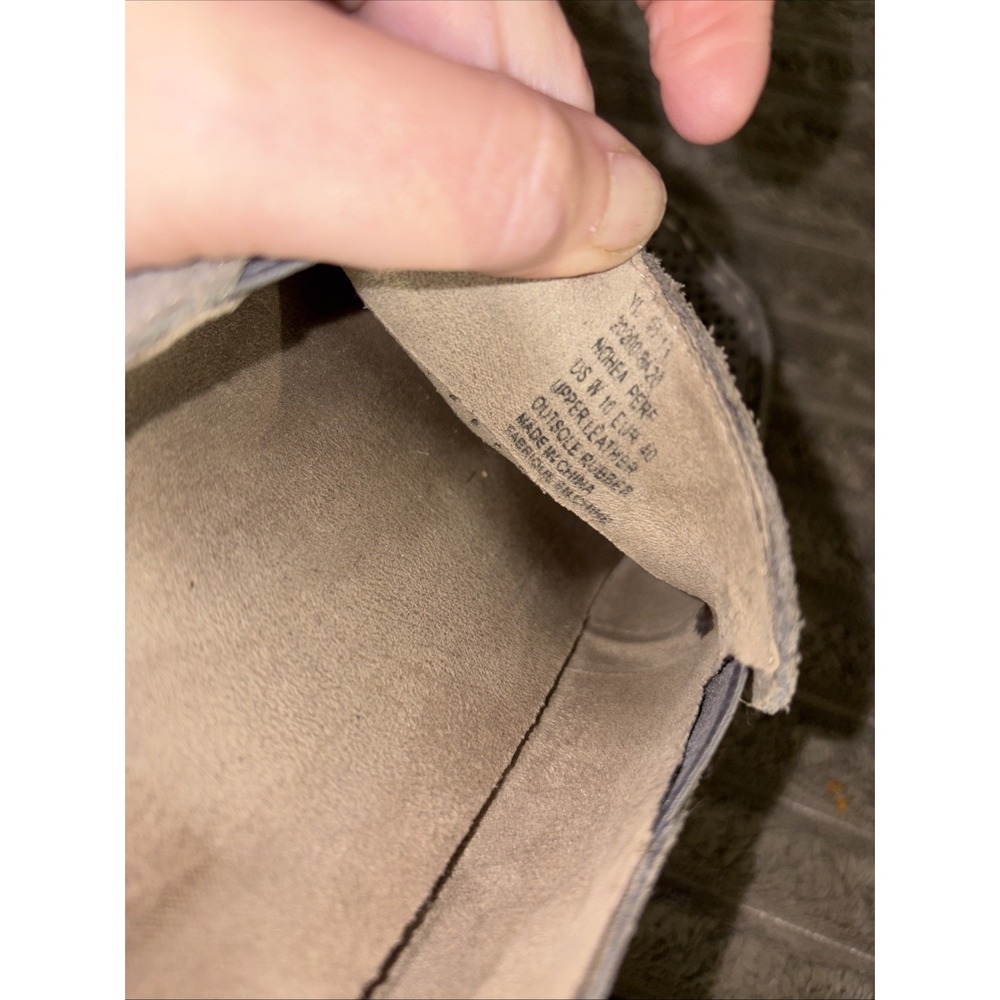 OluKai Nohea Perf Gray Suede Leather Loafer Slip-on Shoes Women's Size 10 - Picture 5 of 7